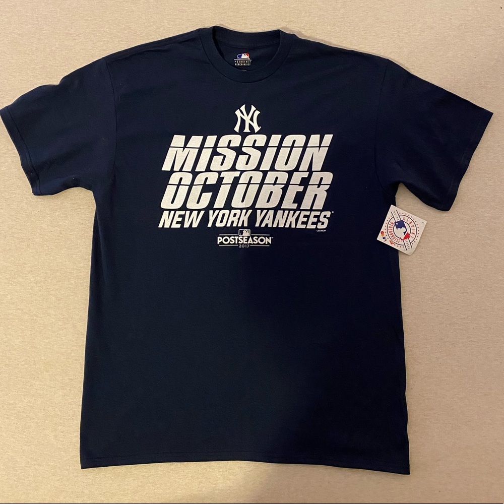 MLB NWT New York Yankees 2017 Postseason Shirt